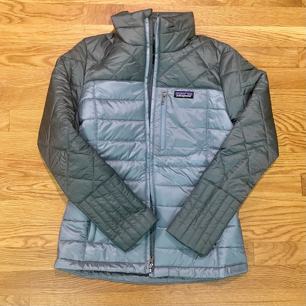 Women’s Patagonia Radalie Jacket. Light Plume Grey. Size XS